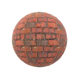 Red brick pavement 2